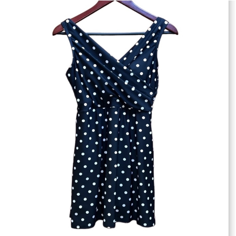 Lands End swimsuit dress w/ molded cups /   Size S (6-8)